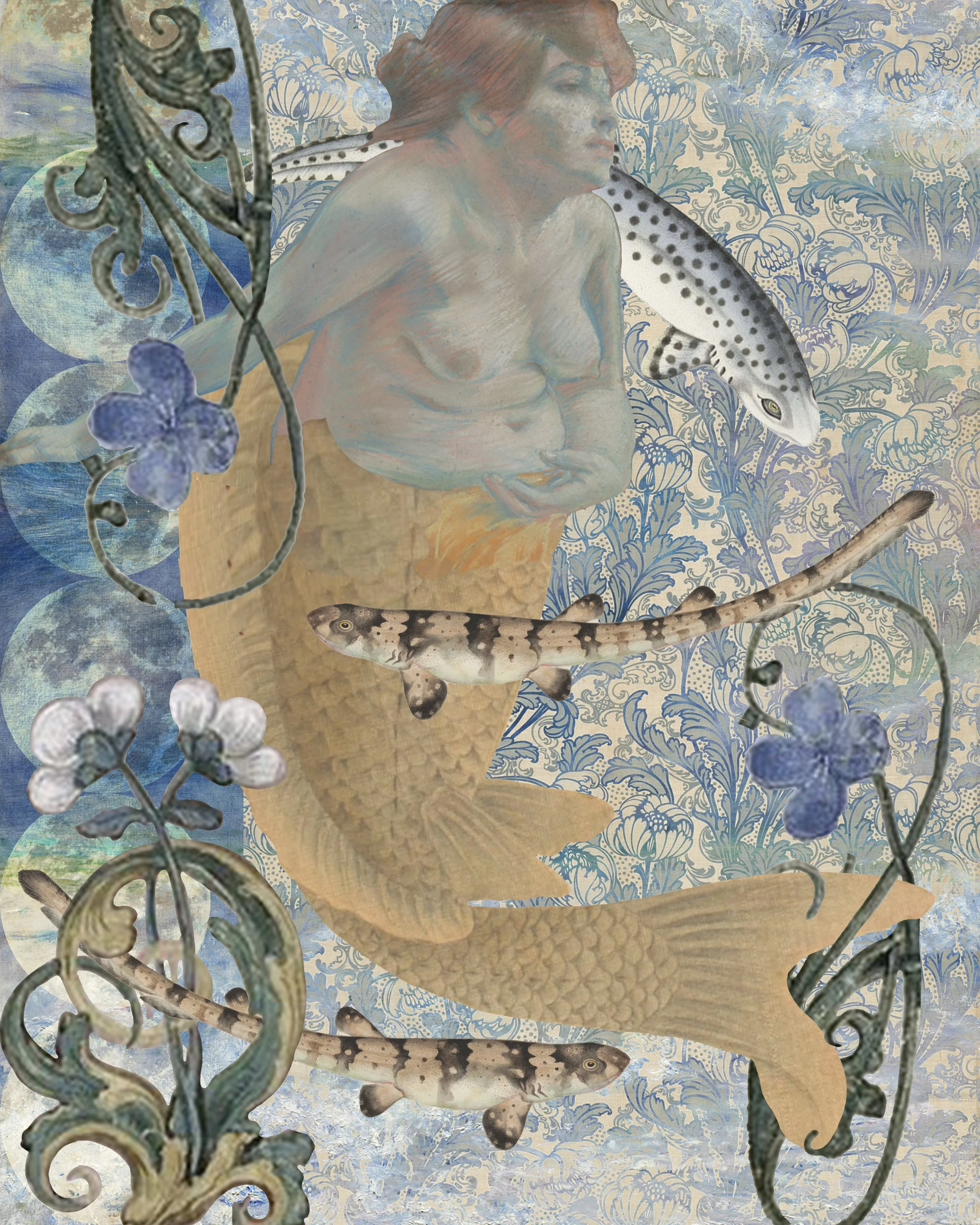 Title Waves of Curves
Digital Collage