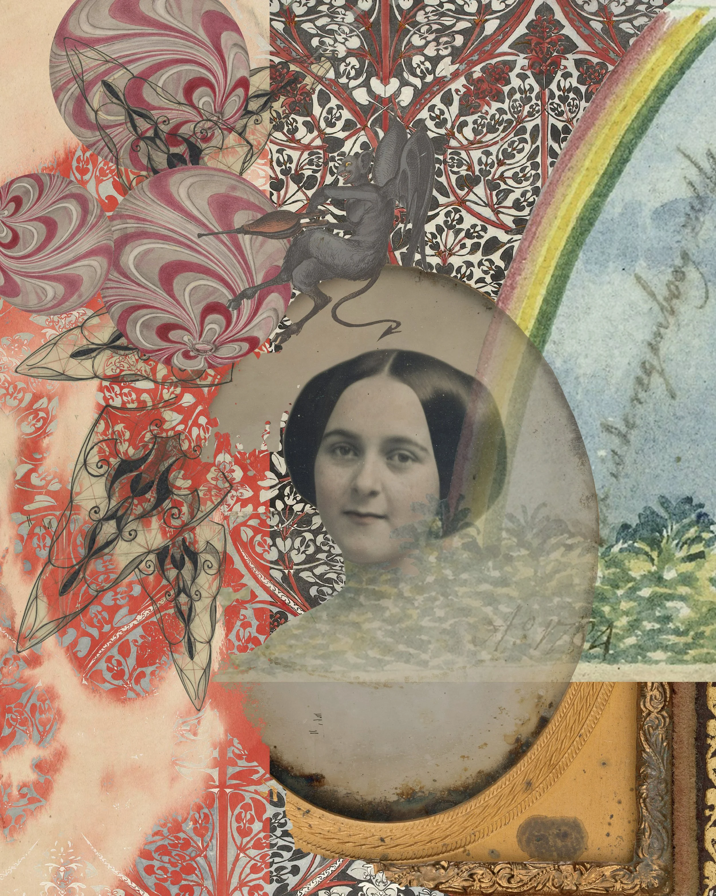 Title Hidden Pain
Digital Collage