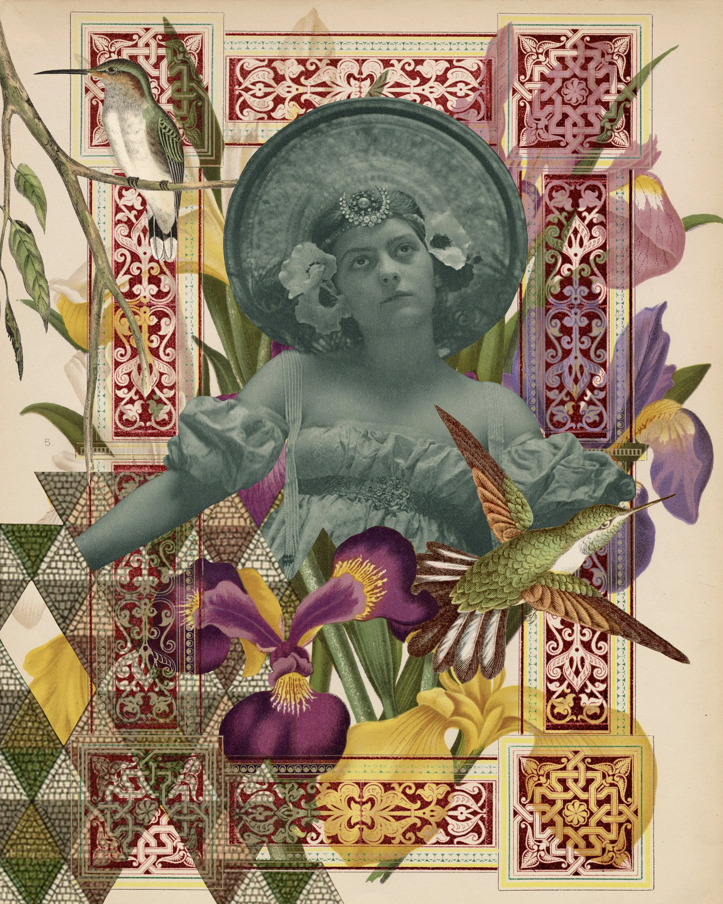 Title Humming Melodies
Digital Collage