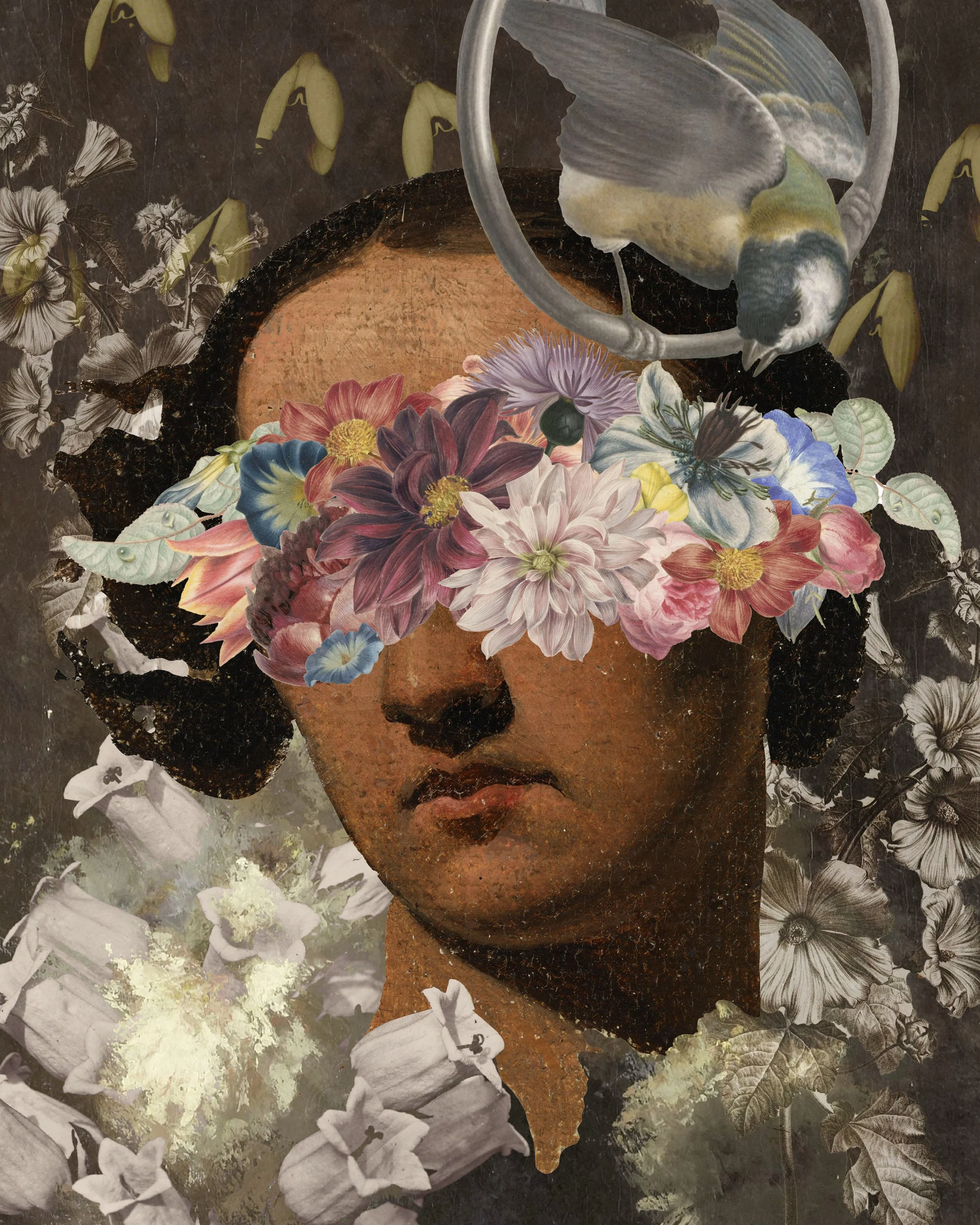 Title Rose Colored Glasses
Digital Collage