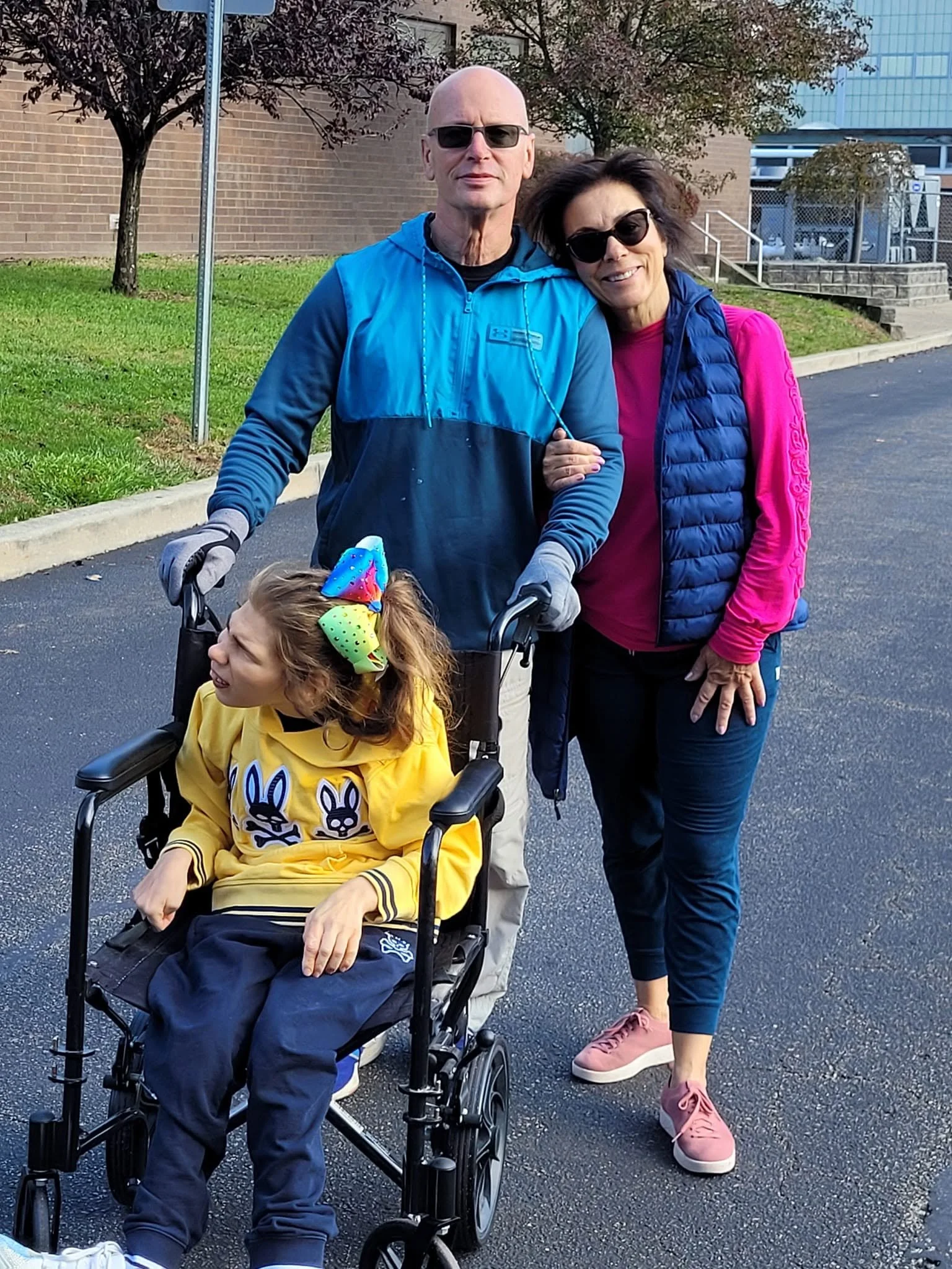 Family attending Hunger Walk