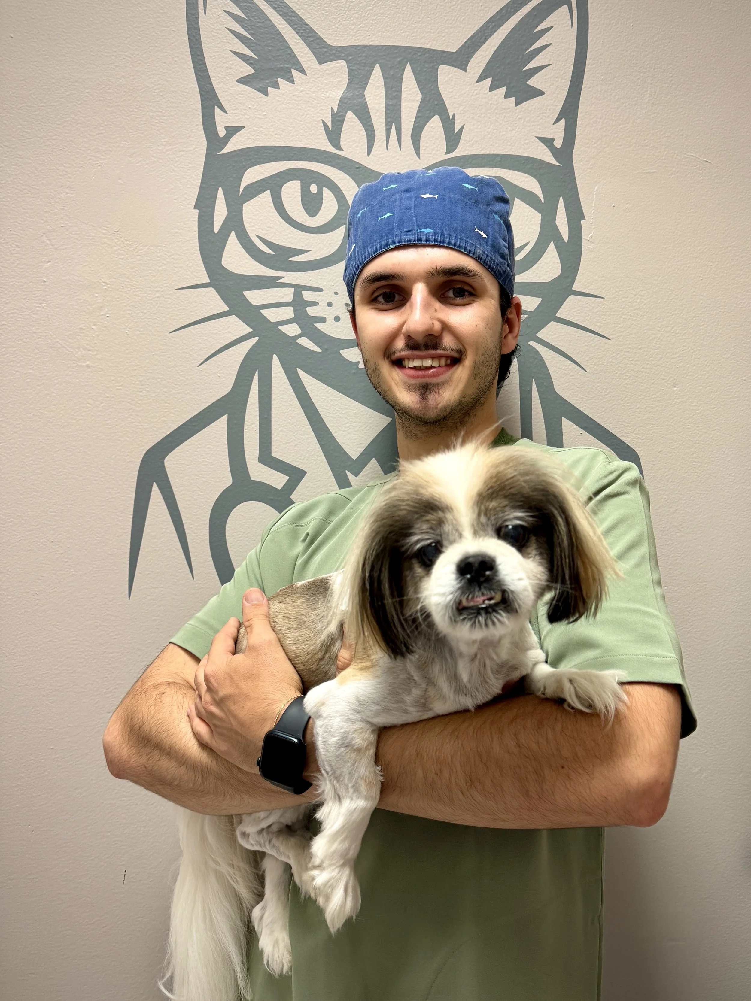 Veterinary team at J&M Veterinary Services in Miami.