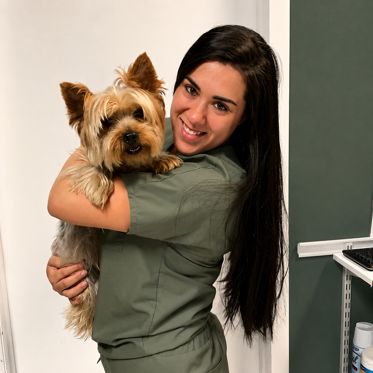 Veterinary team at J&M Veterinary Services in Miami.