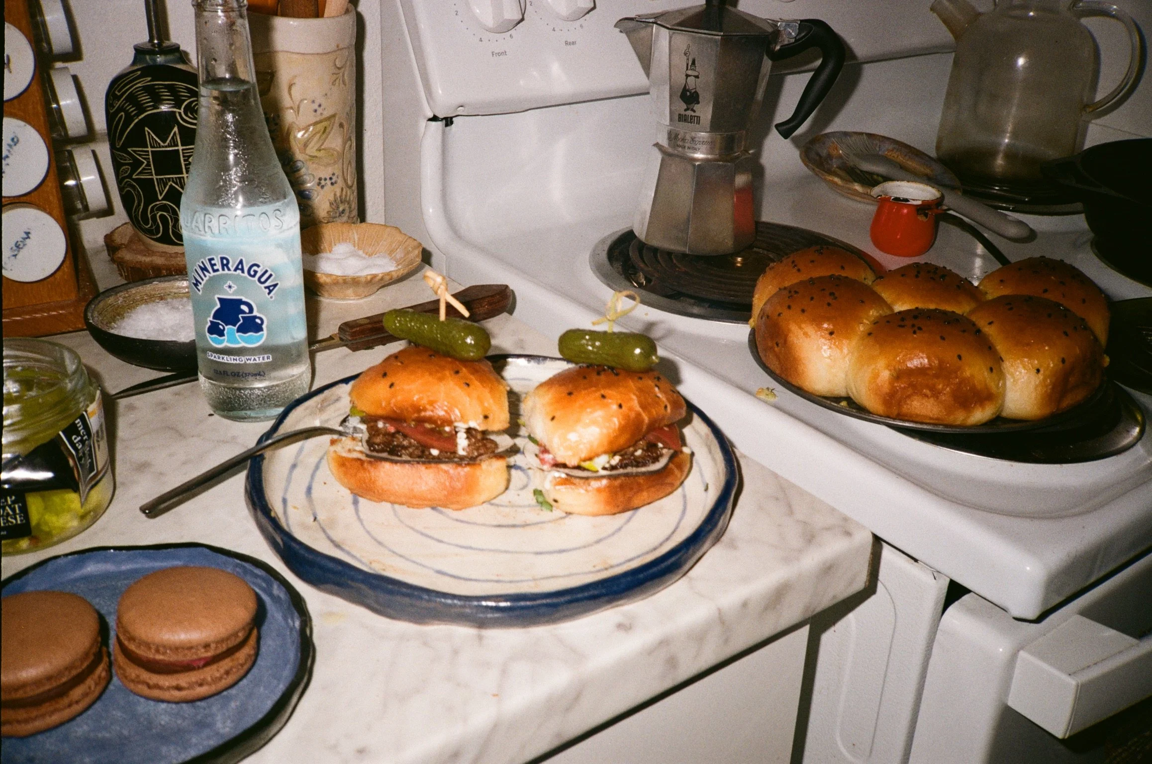 Tiny burger shaped things