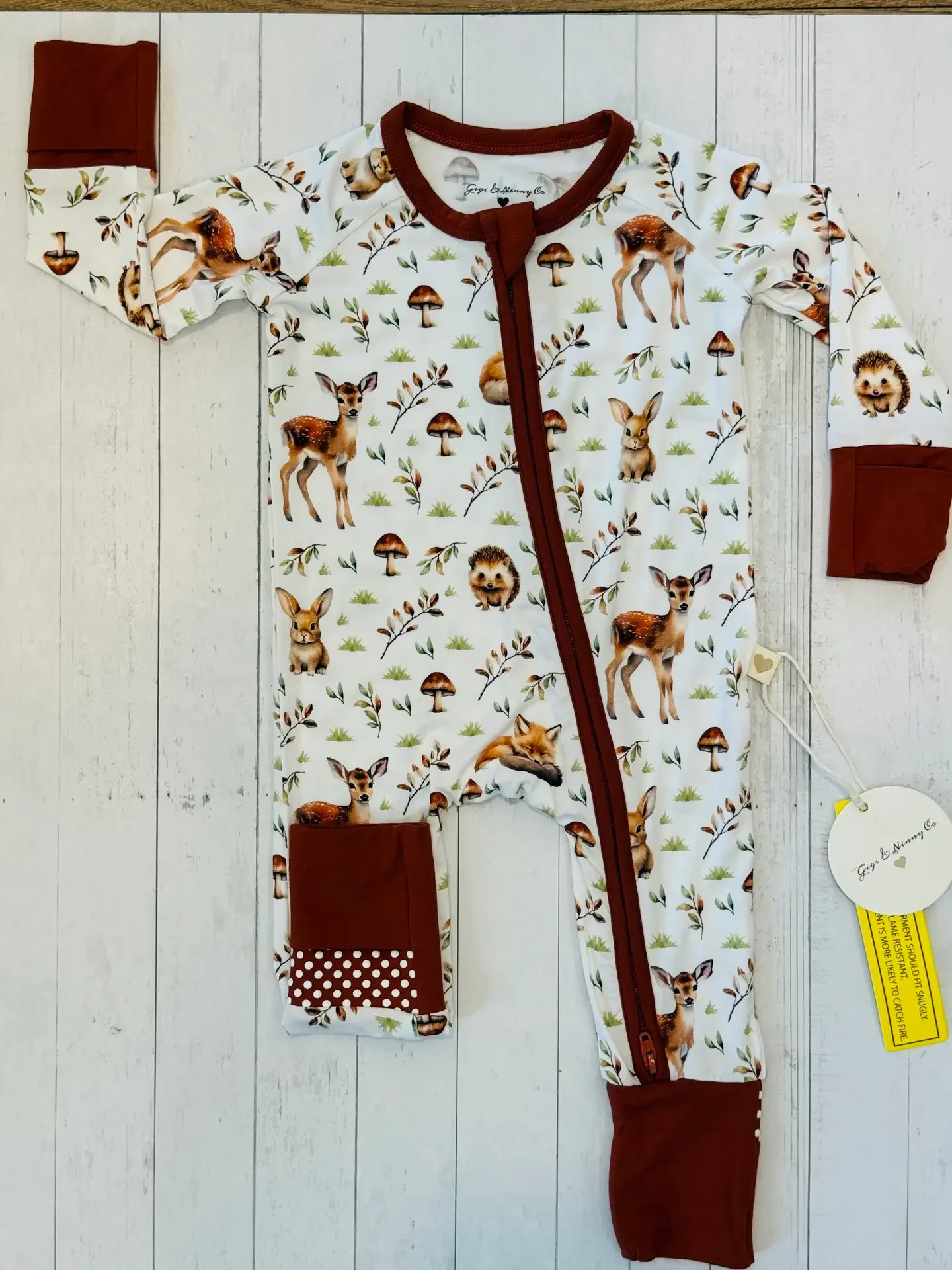 Fox and Fern Zippy Pajama