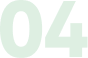 Green number 04 with a black background
