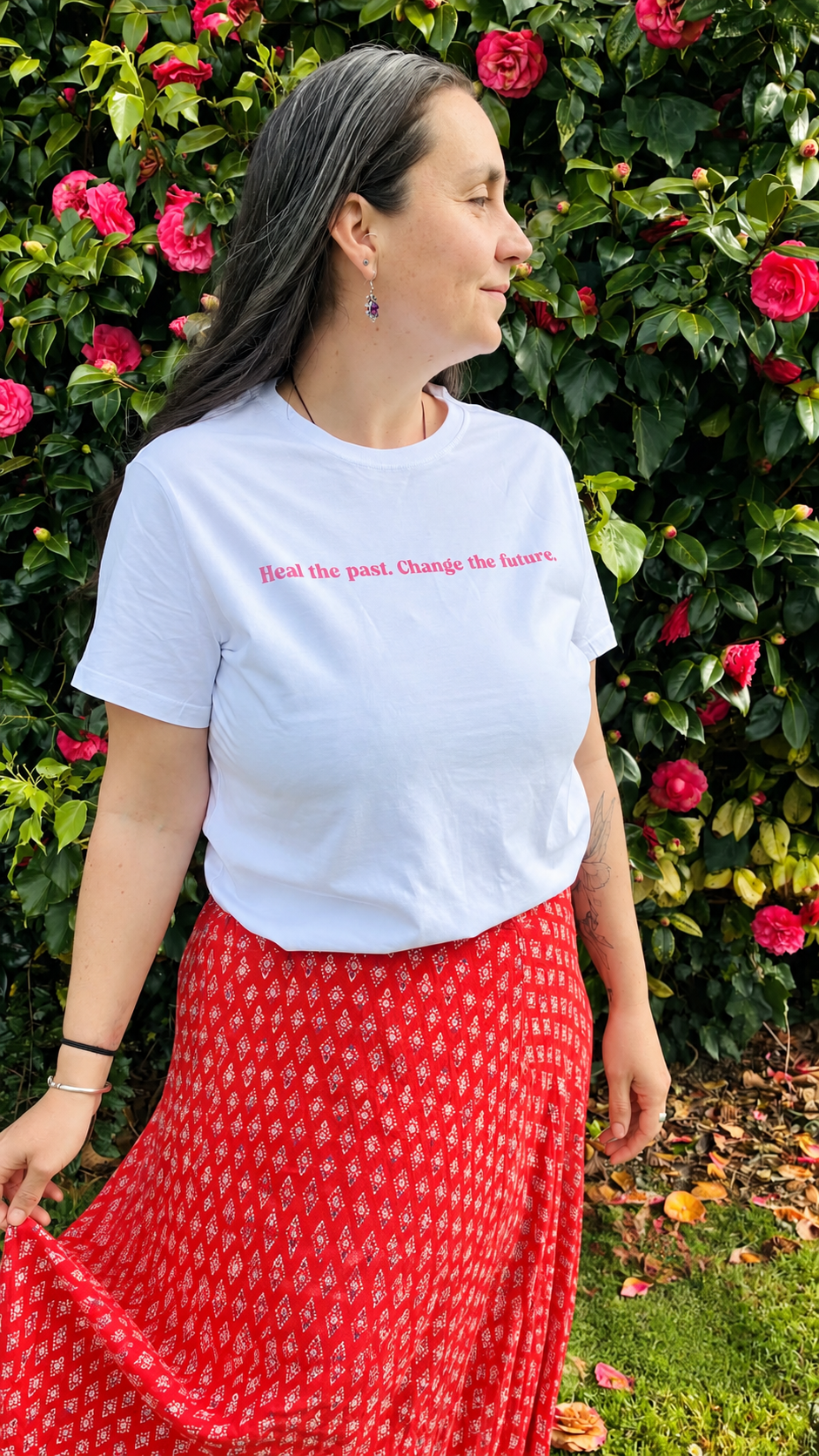 PRE ORDER - Heal the past. Change the future White Tee