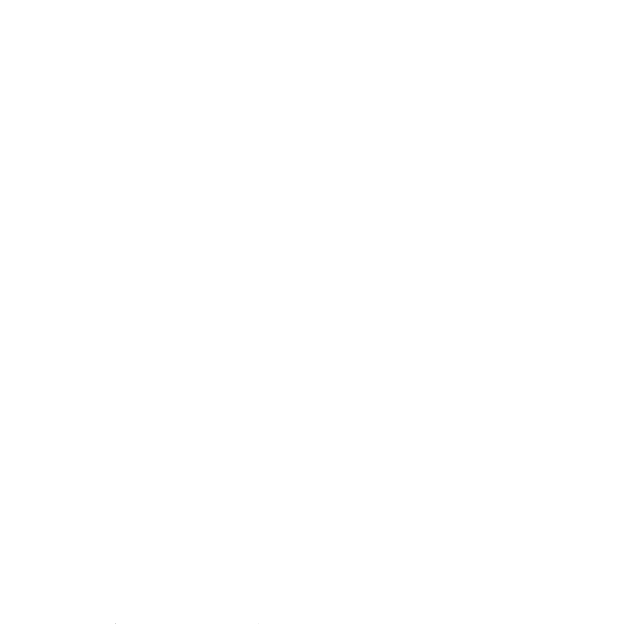 White upward trending arrow on a black background.