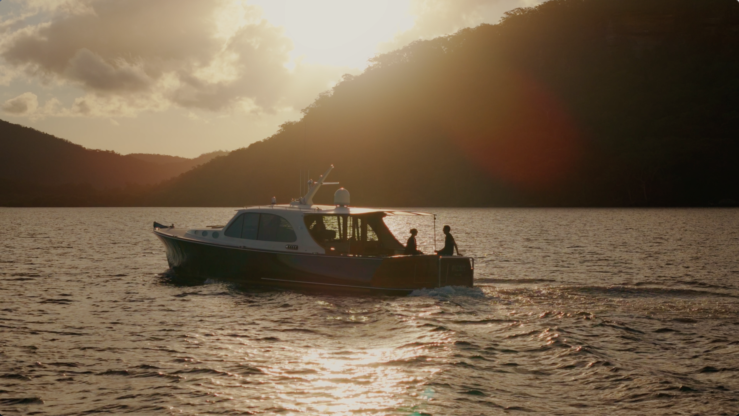 Sunset cruise on The Grace Kelly
