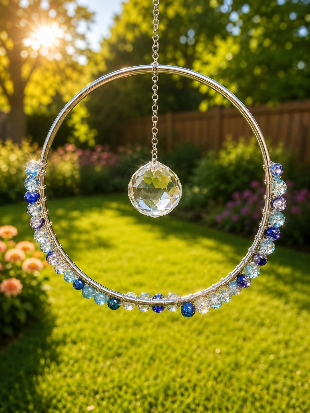 Halo Crystal Suncatcher