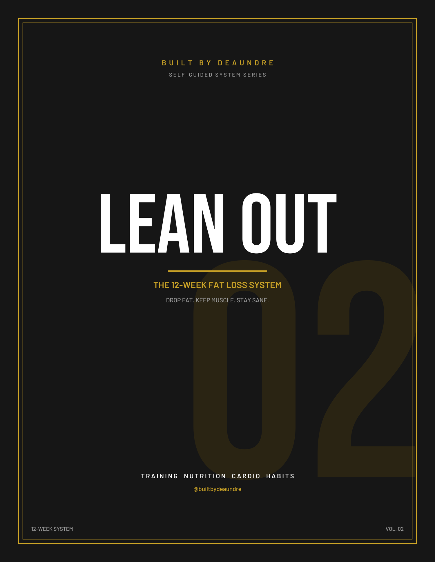 LEAN OUT — The 12-Week Fat Loss System