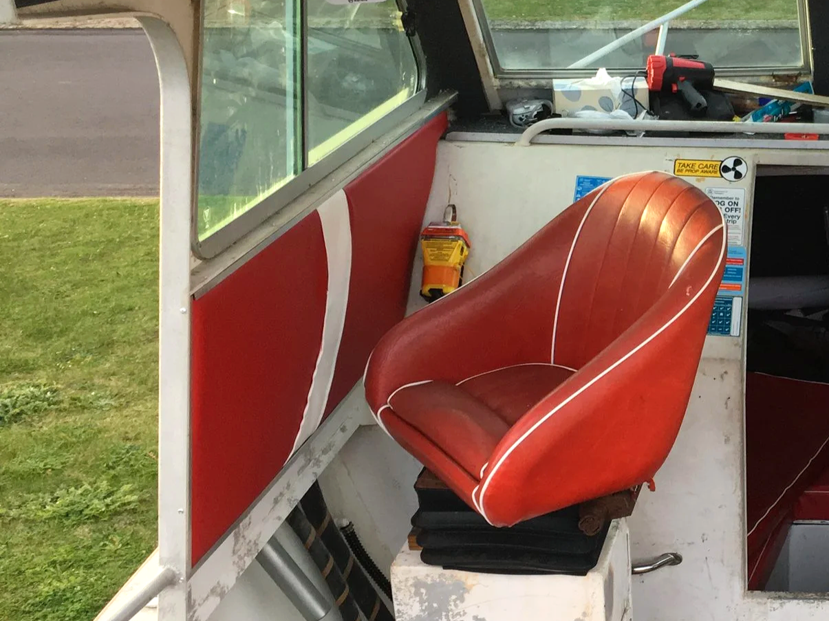 After Side Panel Upholstery: Colour-matched to seat