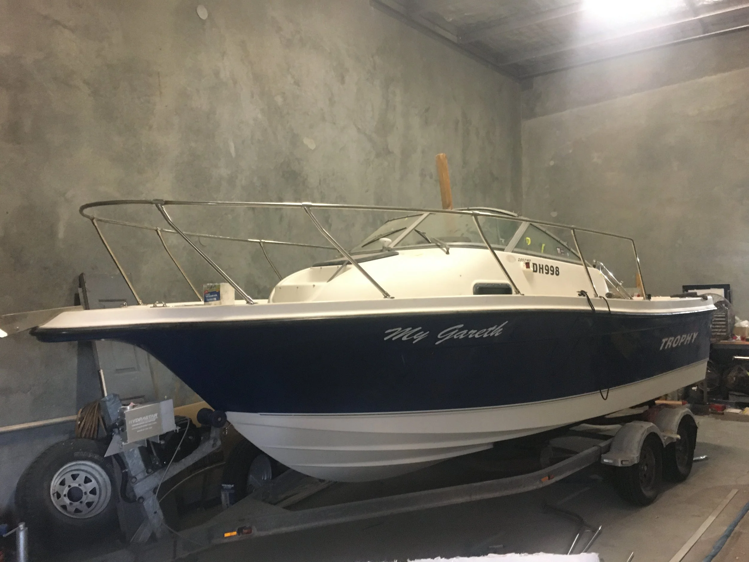 Before: No hard top canopy