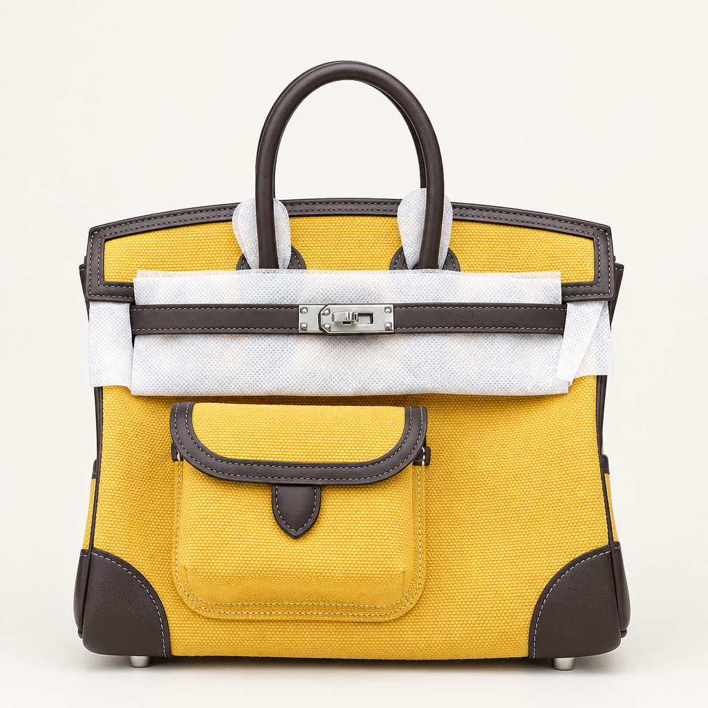 Yellow Canvas Designer Handbag (6).png