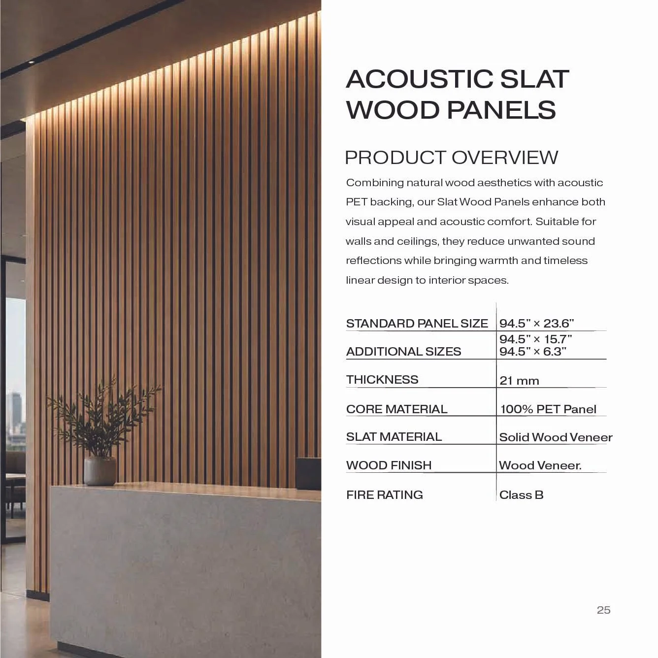 ACOUSTIC WOOD PANELS