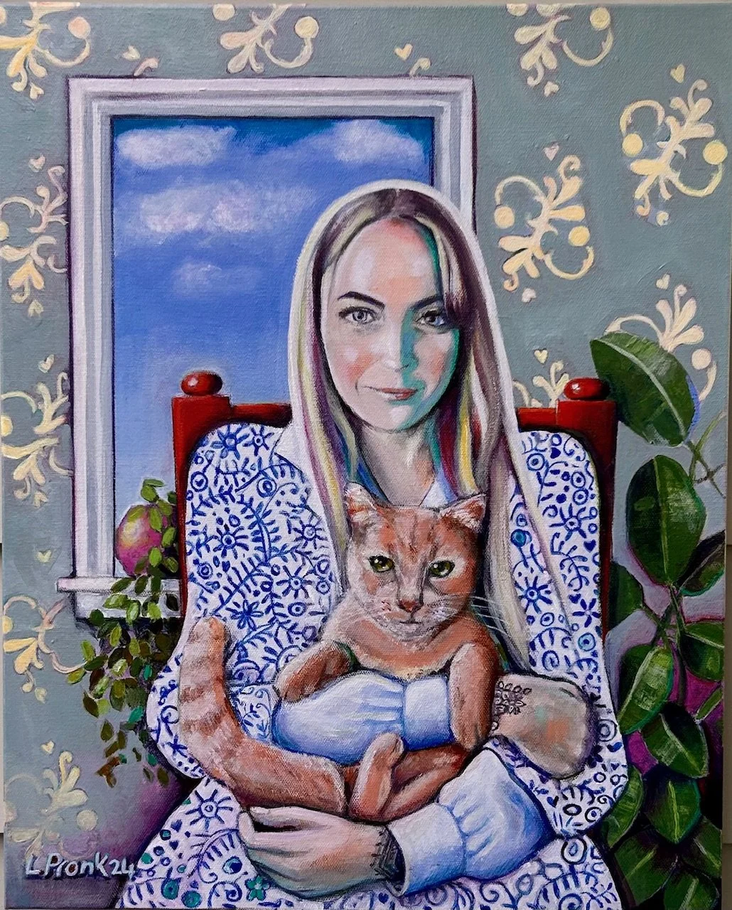 Zoe and Ginger | 2025 | 51 x 41cm
