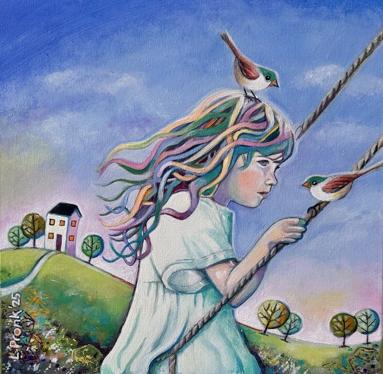 Alicia | 2025 | 38 x 38cm