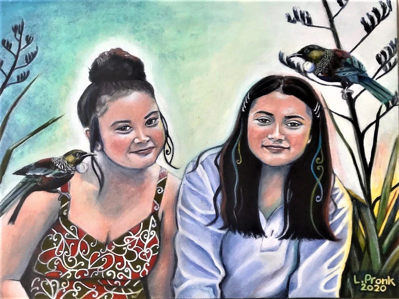 Ngahere and Ocean | 2020 | 46 x 61cm