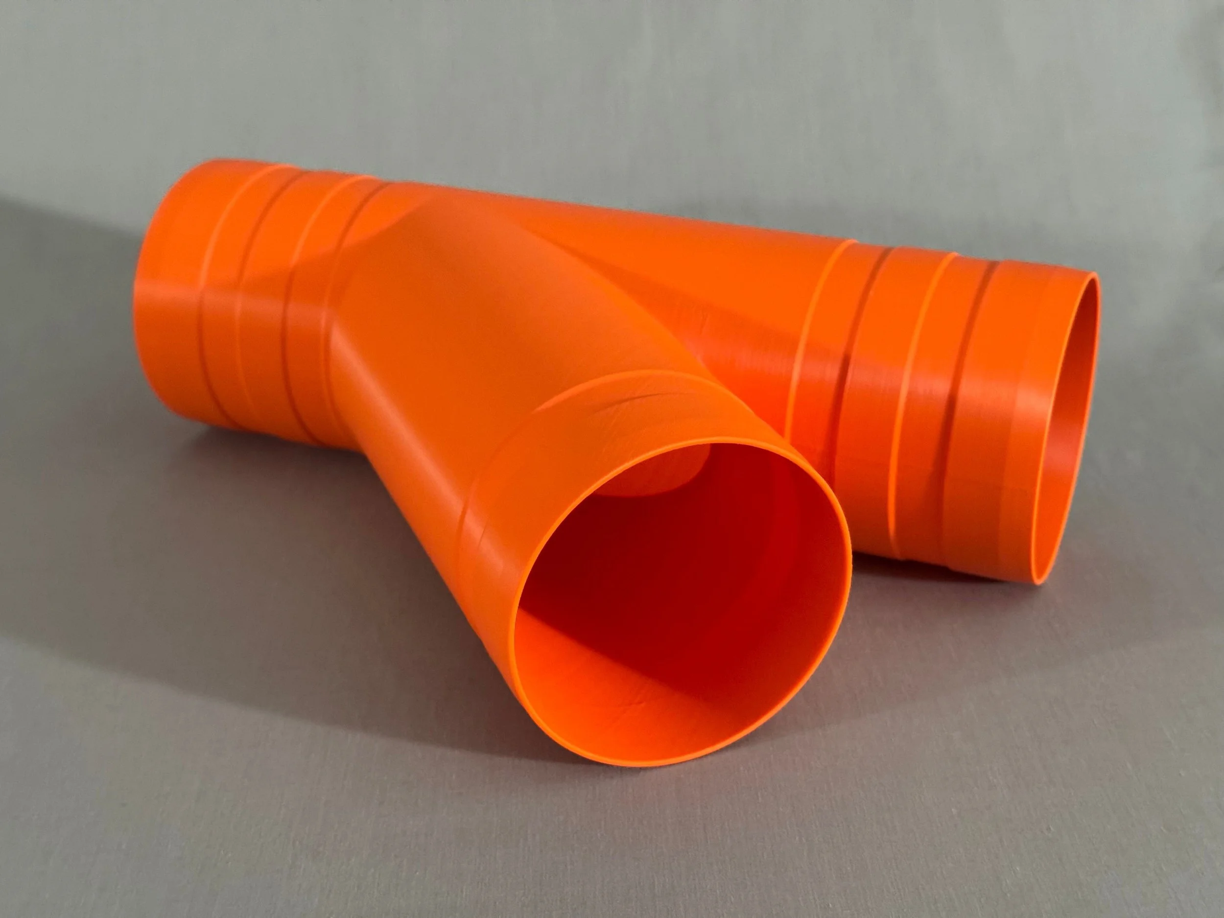 Rapid prototype 3D printed component for design validation.