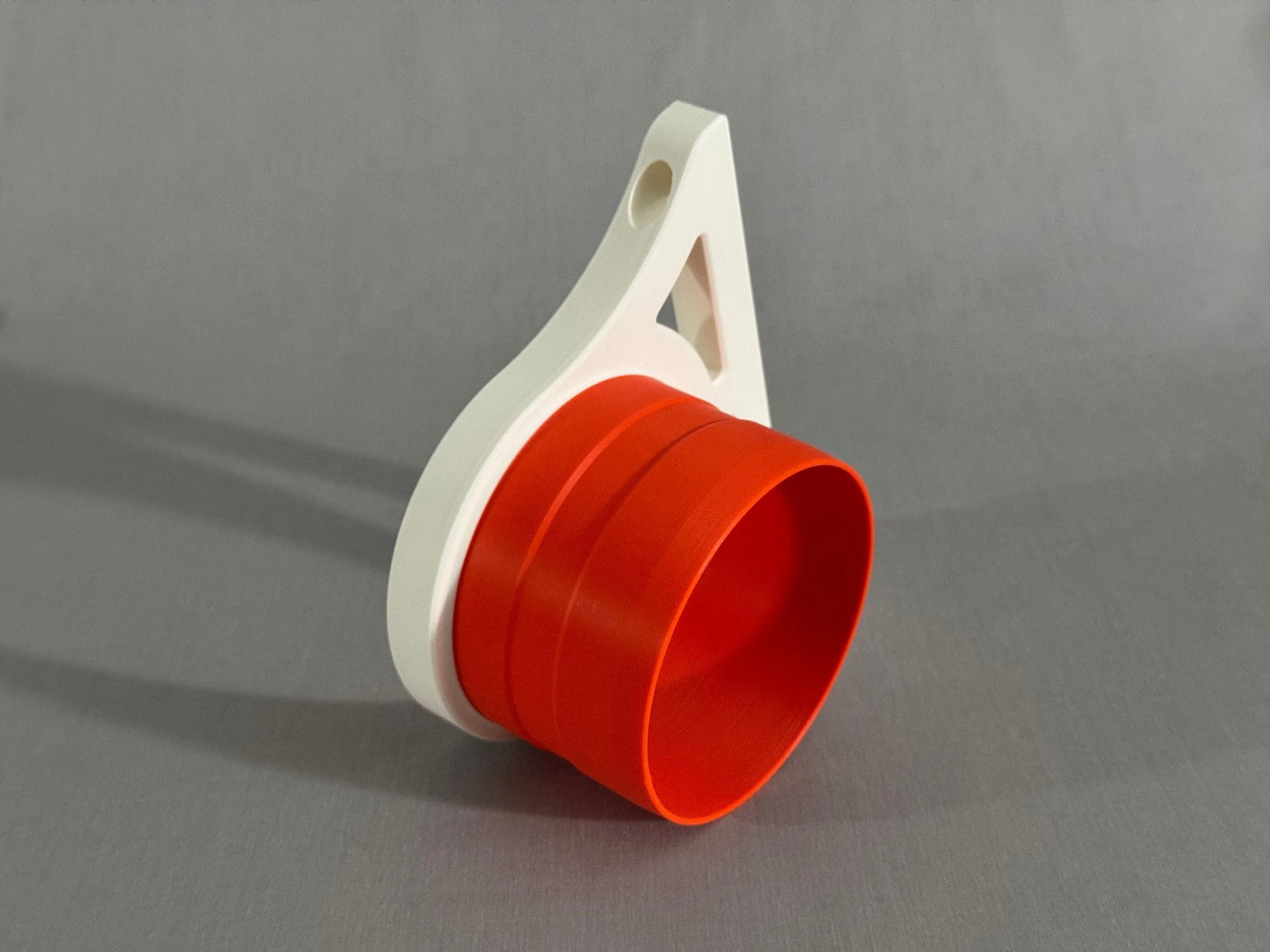 Custom 3D printed rapid prototype manufacturing multi-material part.
