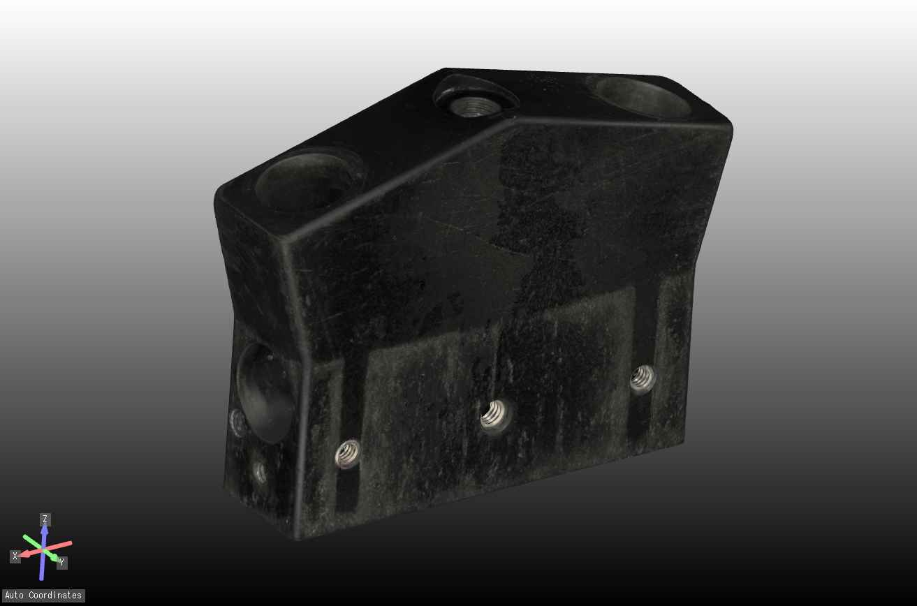 High-resolution 3D scan data for metrology inspection.