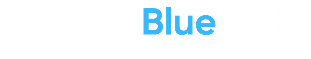 Text reading 'Adam's Blue Light Suicide prevention training for the police' with emphasis on the words 'Blue Light' in blue color.
