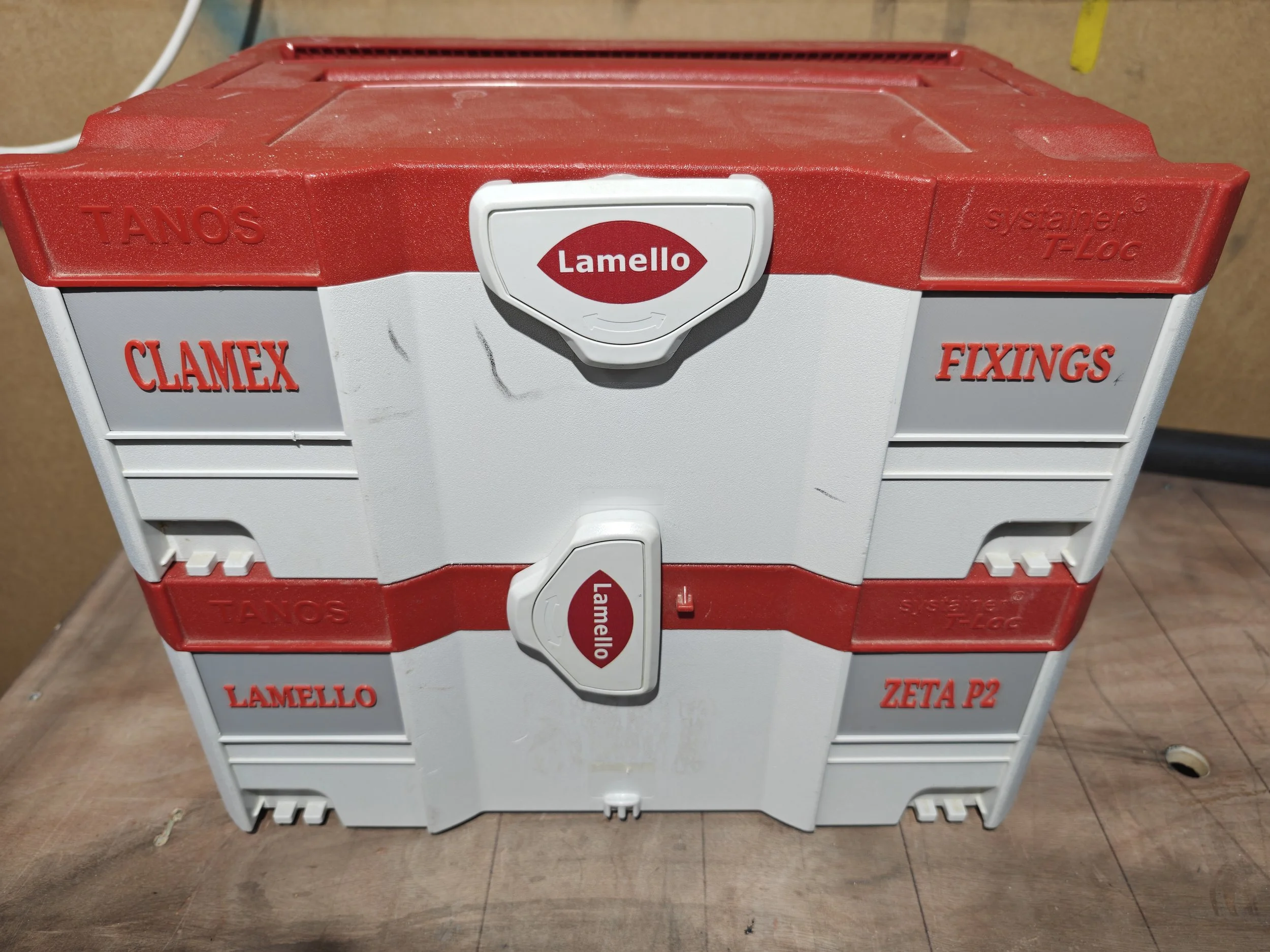 Lamello, Festool, Dewalt Labels
