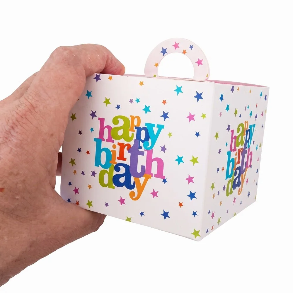 Set 36 Scatoline Portaconfetti e Dolcetti "Happy Birthday"