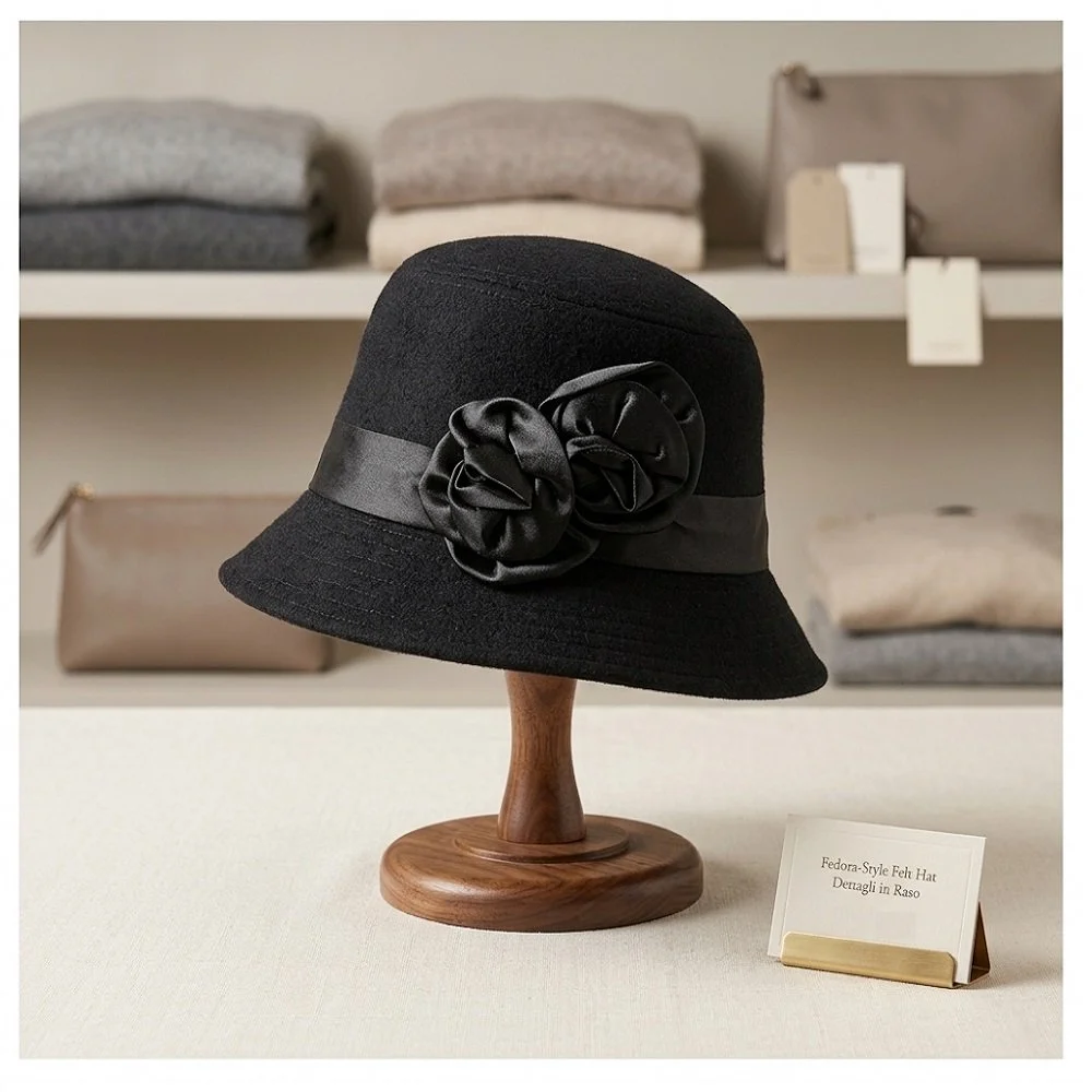 cappello donna  nero con fiocchetto raso nero.jpg