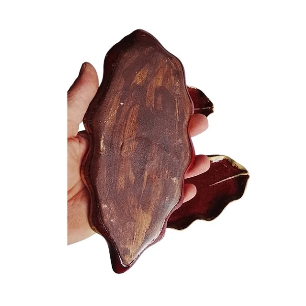 foglia in ceramica  marrone.jpg