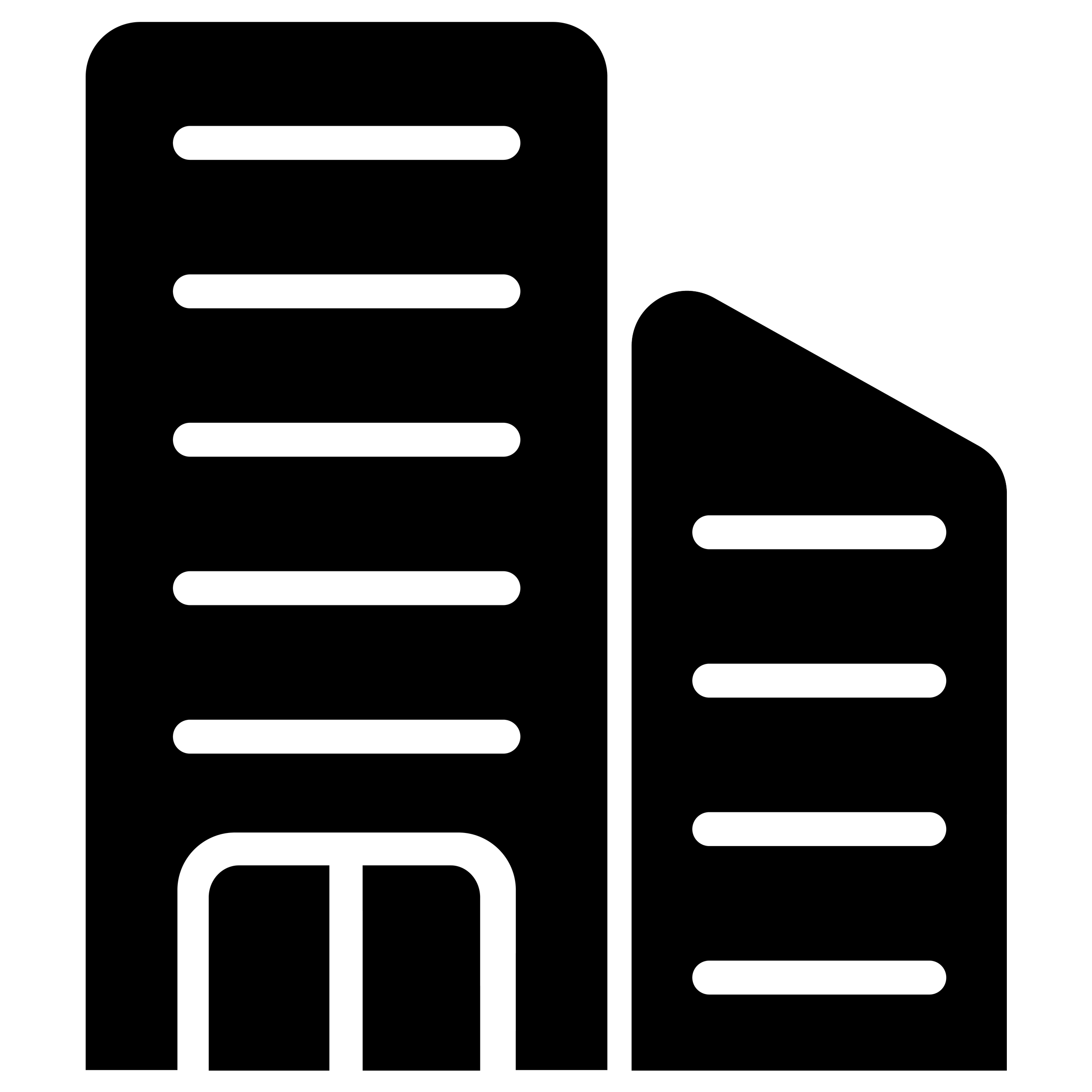 Outline of a smartphone screen showing a messaging app with blank speech bubbles.