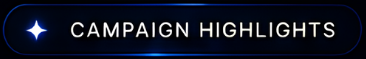 Dark blue banner with white text reading 'CAMPAIGN HIGHLIGHTS' and a white star icon on the left.