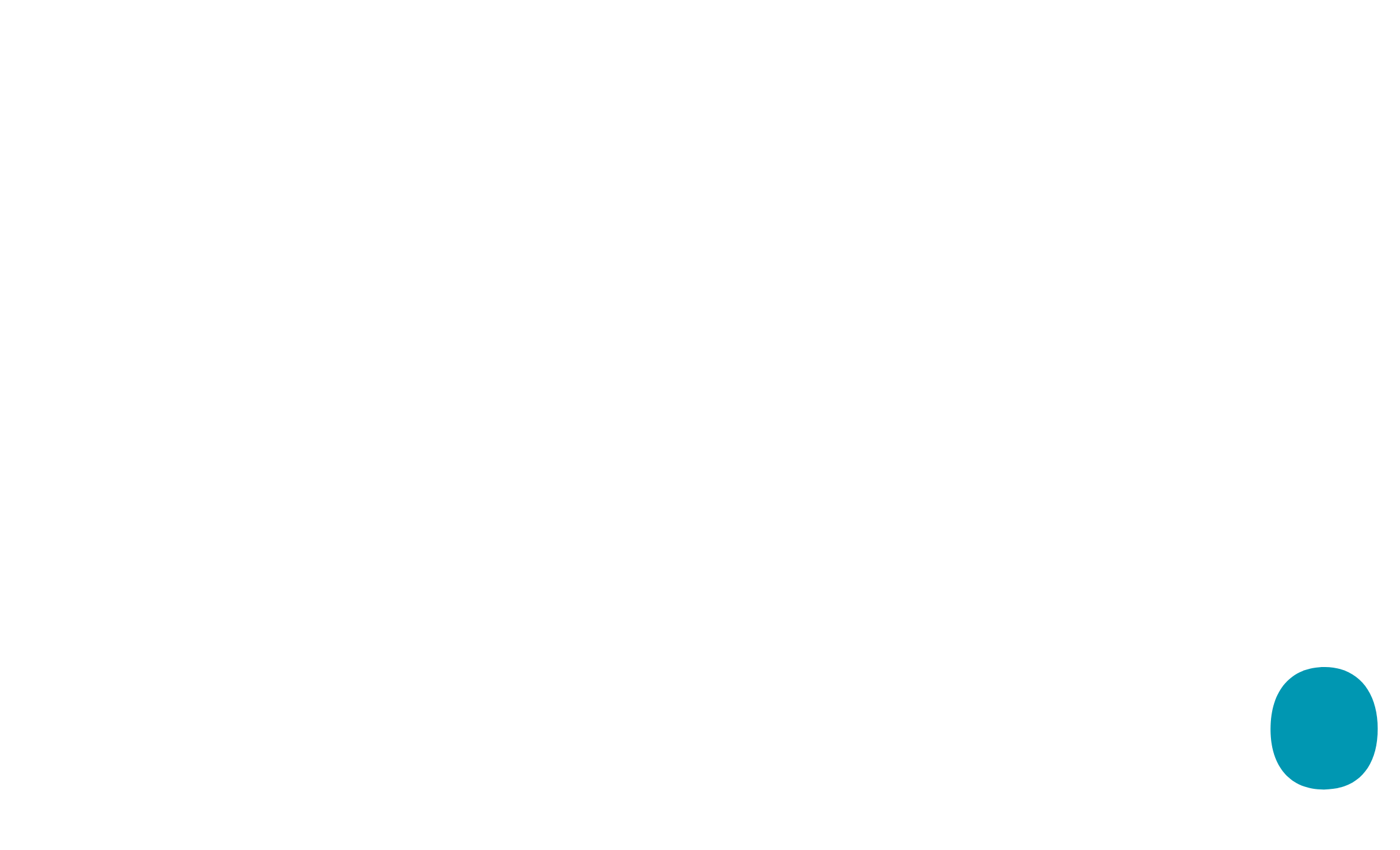 White text says 'add good to your life' on a black background with a small blue circle at the bottom right.