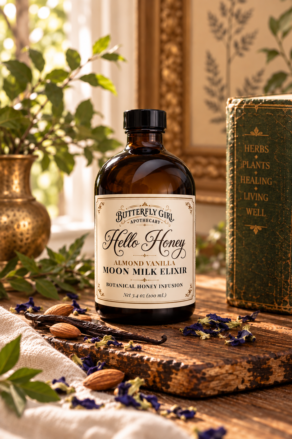 Hello Honey: Almond Vanilla Moon Milk Elixir