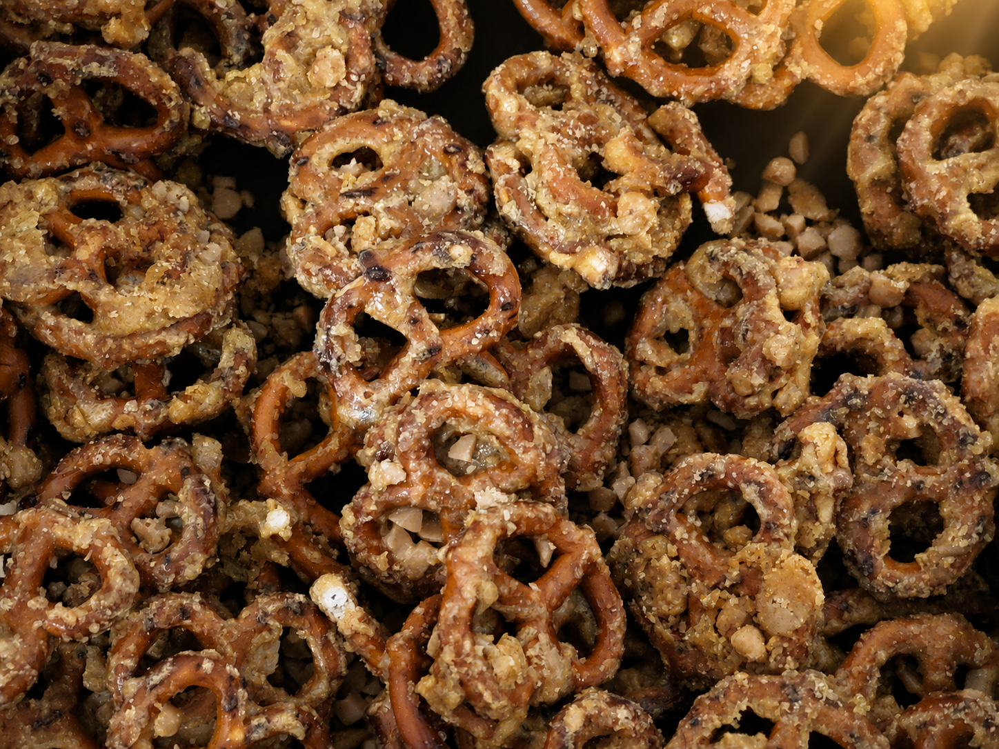 Golden Toffee Pretzels