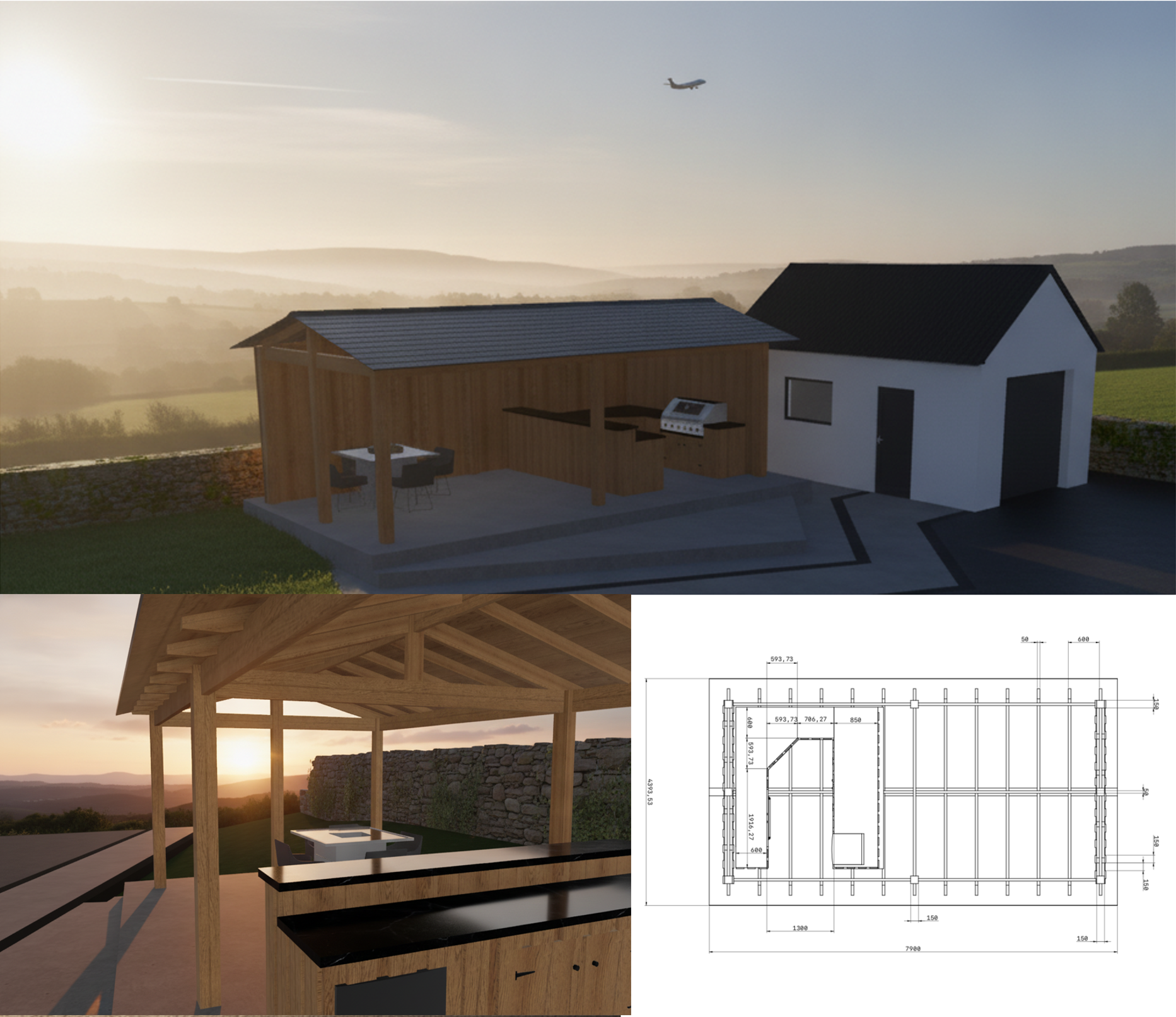 Advanced Visualisation Package (Singular Space) - Integrated 3D design with Orthographic Views and Realistic Rendering