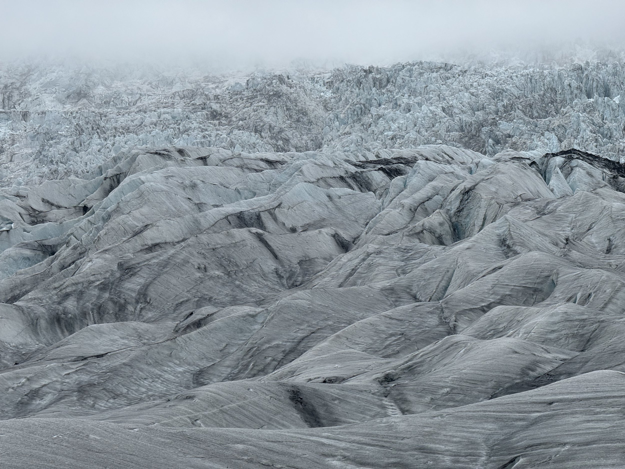 Hiking the Vatnajokull Glacier in Southeast Iceland
