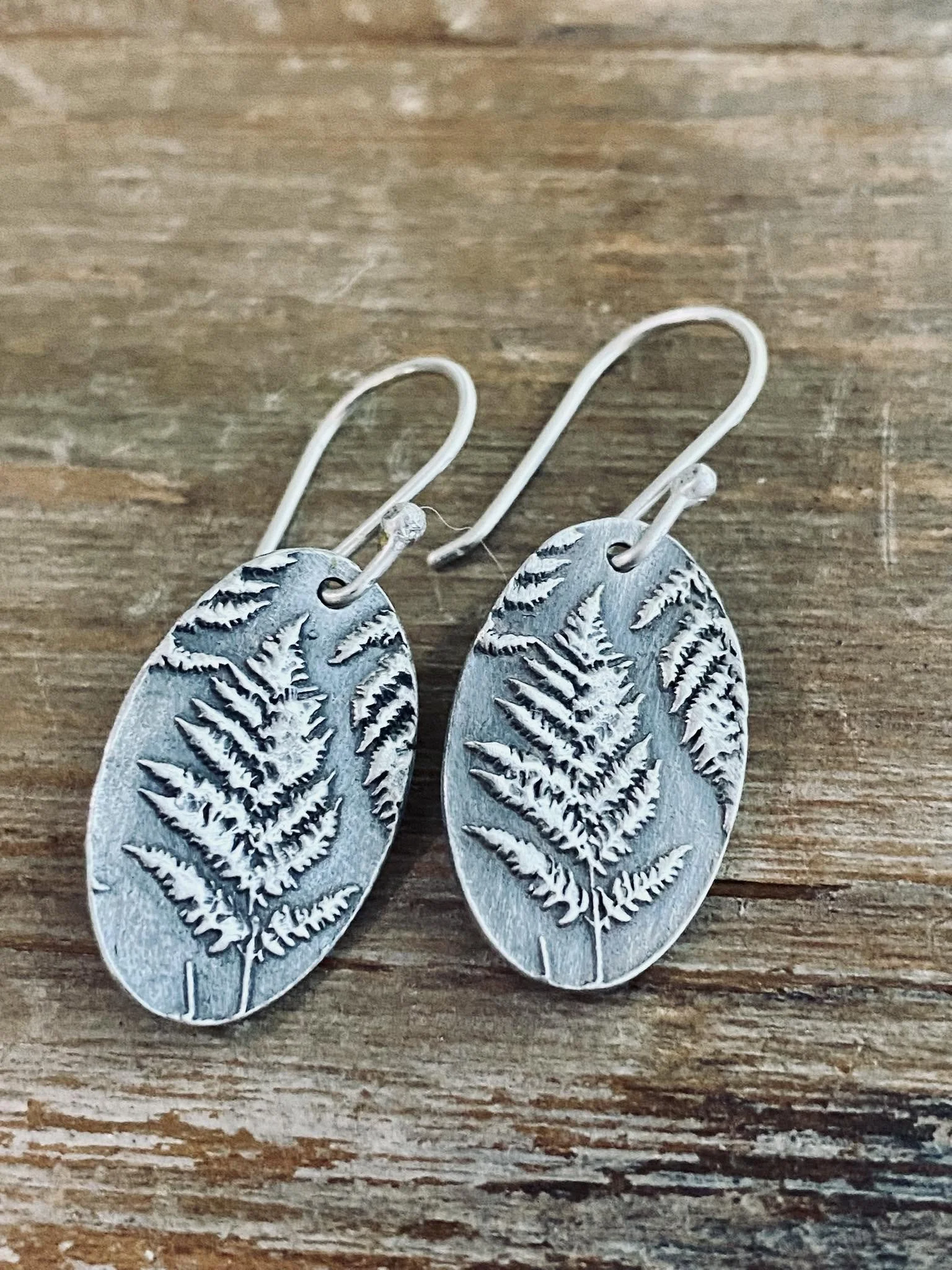 Midnight Fern Earrings