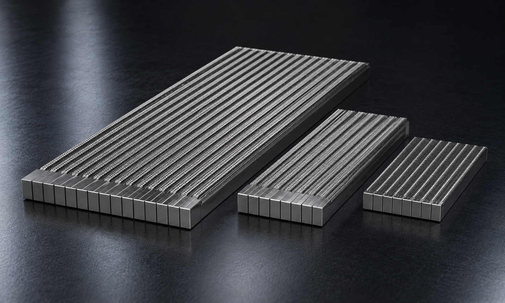Set of precision pot broaching tools manufactured for high-volume external broaching and spline applications.