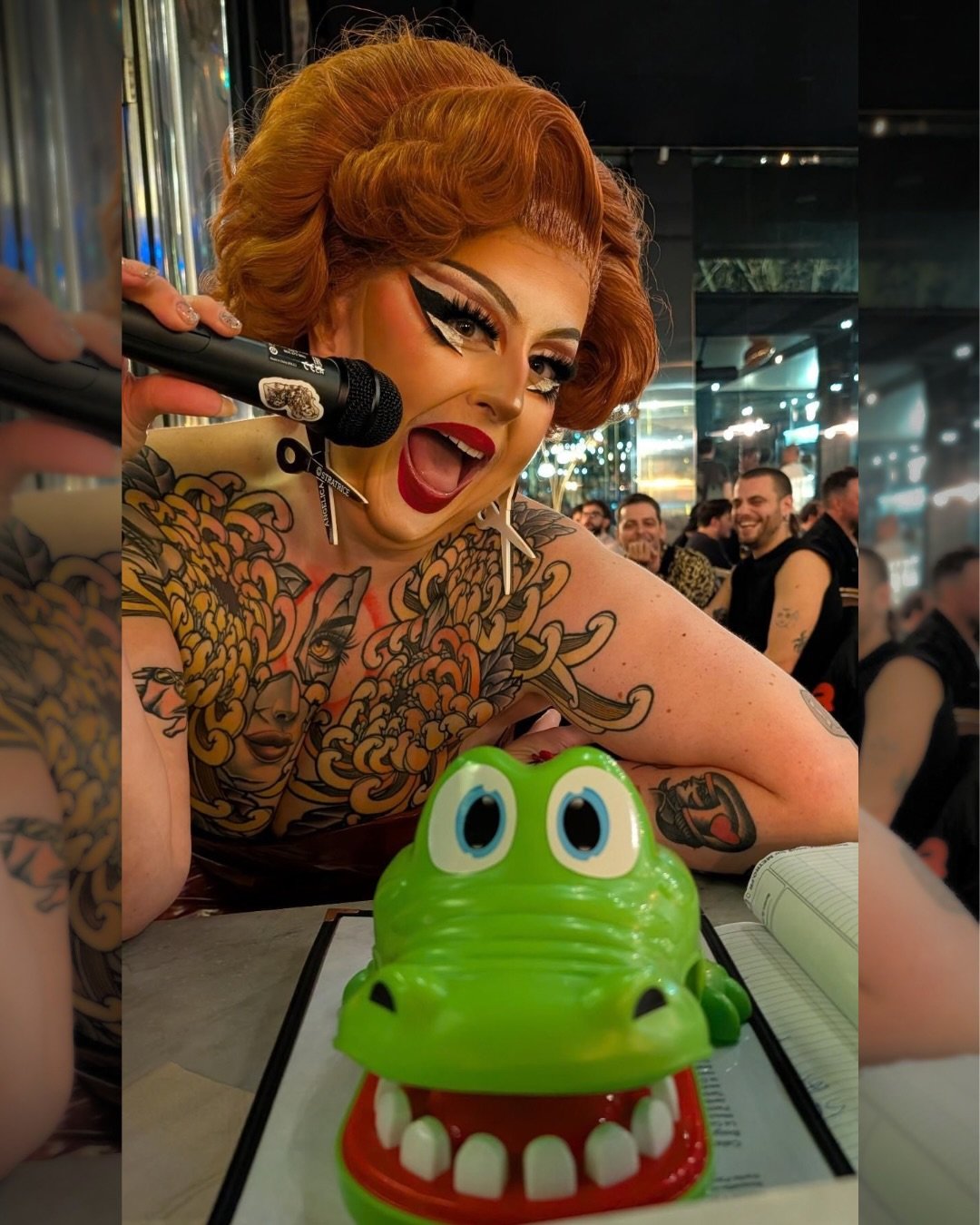 Je vous pr&eacute;sente C&eacute;line Dent, mon crocodile de compagnie qui m&rsquo;accompagne chaque vendredi &agrave; @labirreriaparis pour vous d&eacute;partager en cas d&rsquo;&eacute;galit&eacute;s. 🐊 🦷 

RDV d&egrave;s vendredi prochain 20h, p