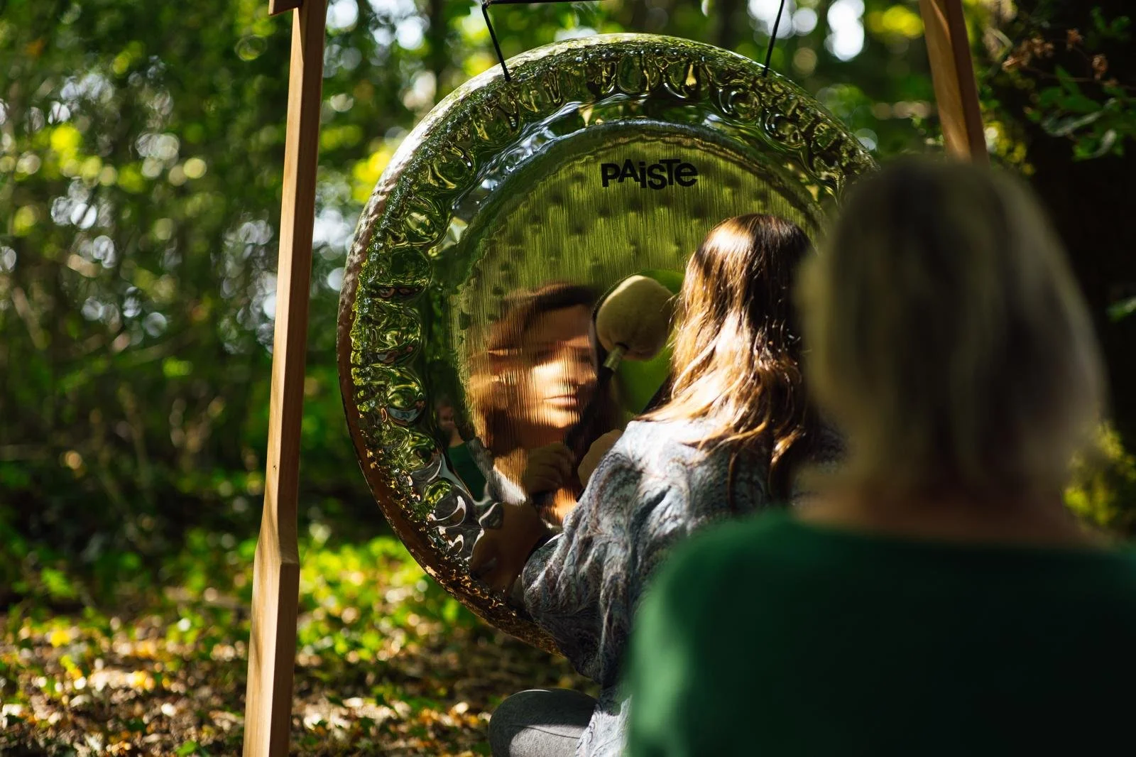 Danielle North, founder of The Gong School. Home for sound healing training, professional gong certification and wellness events.