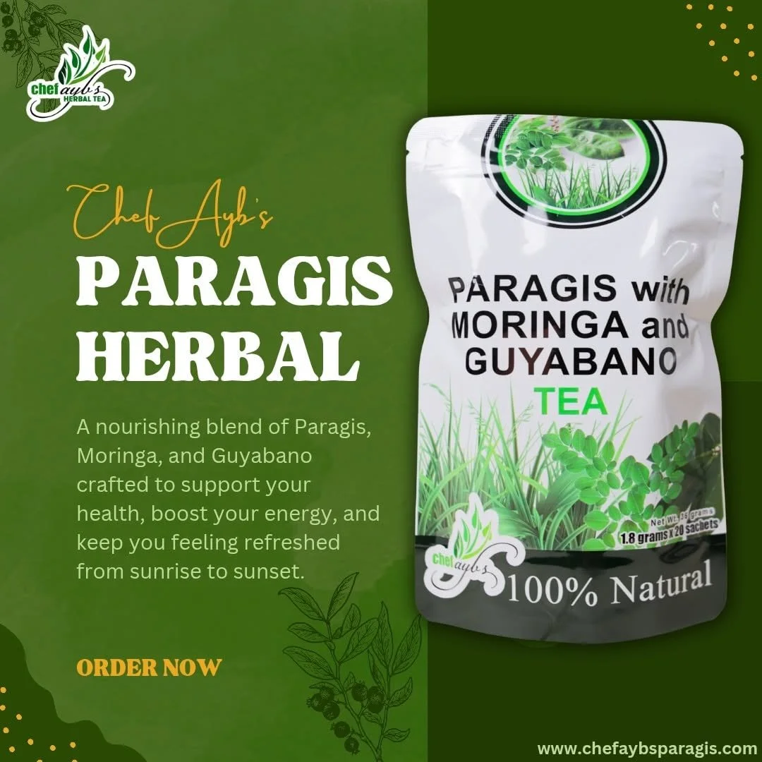 Chef Ayb’s Paragis with Moringa and Guyabano Tea