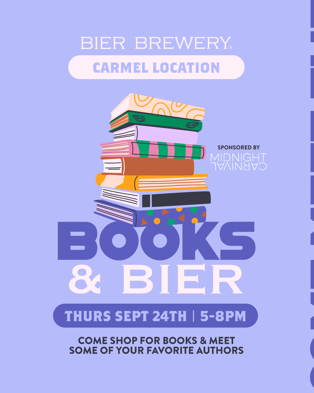 Carmel, IN - Books &amp; Bier - September 24