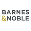 Barnes & Noble logo in black and gold.