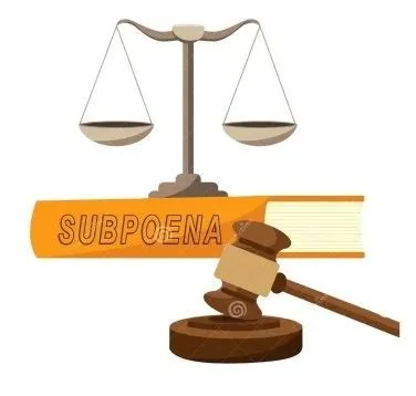 Witness Subpoena for Civil Trial  or Deposition