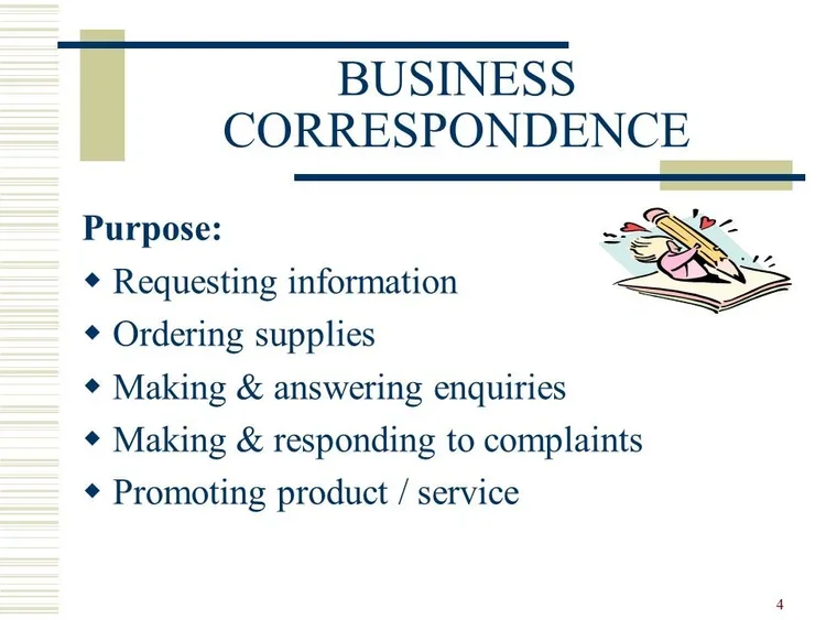 Professional Correspondence