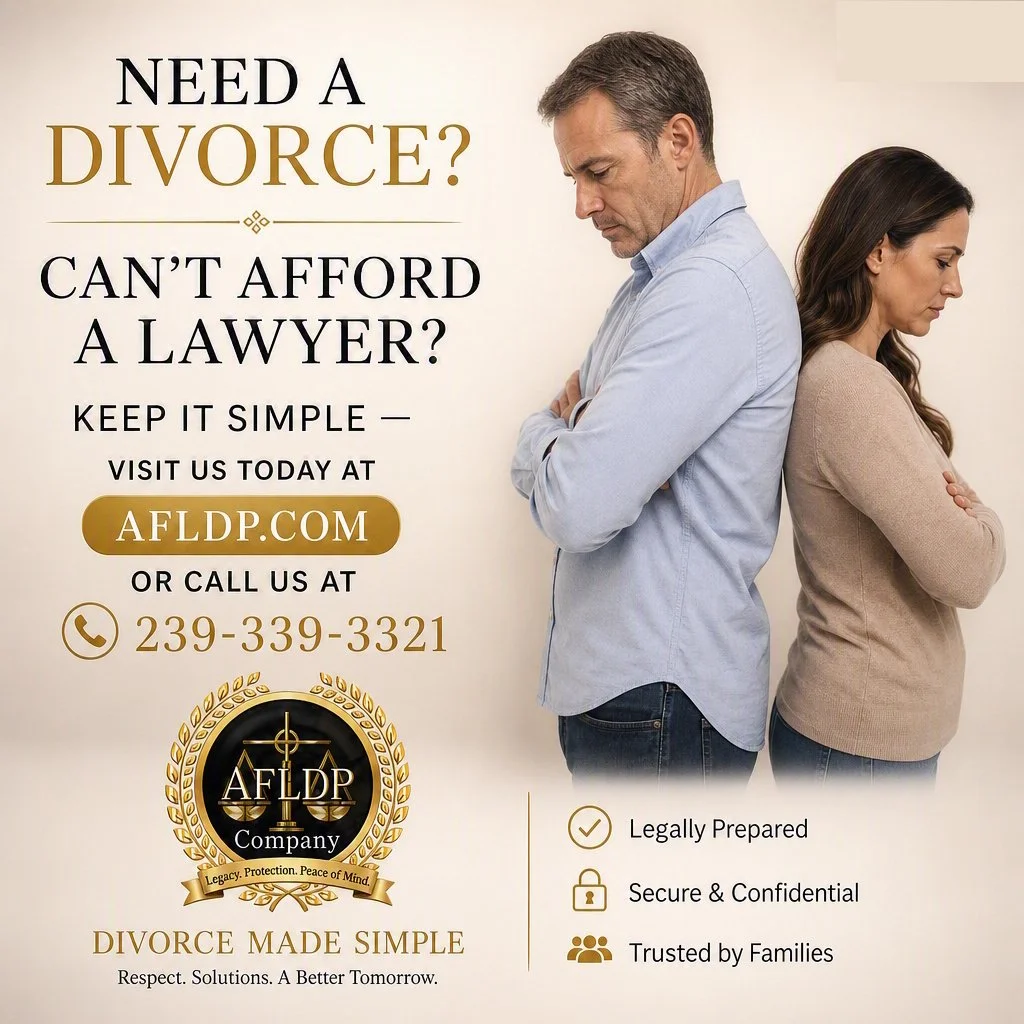 Dissolution of Marriage (Divorce) with Property but No Children