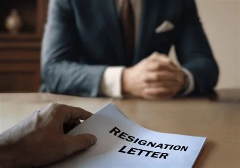 Resignation as Personal Representative  for Estate