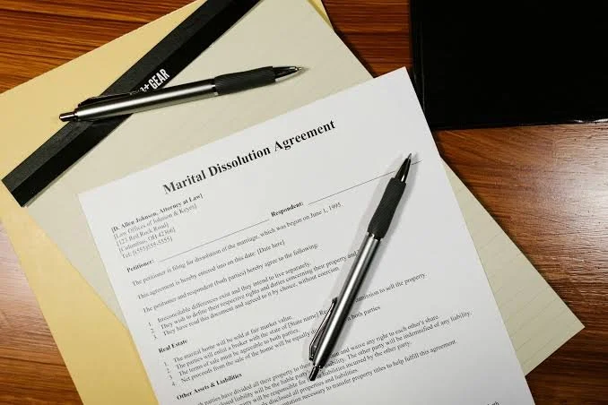 Dissolution of Marriage (Divorce) with Property but No Children