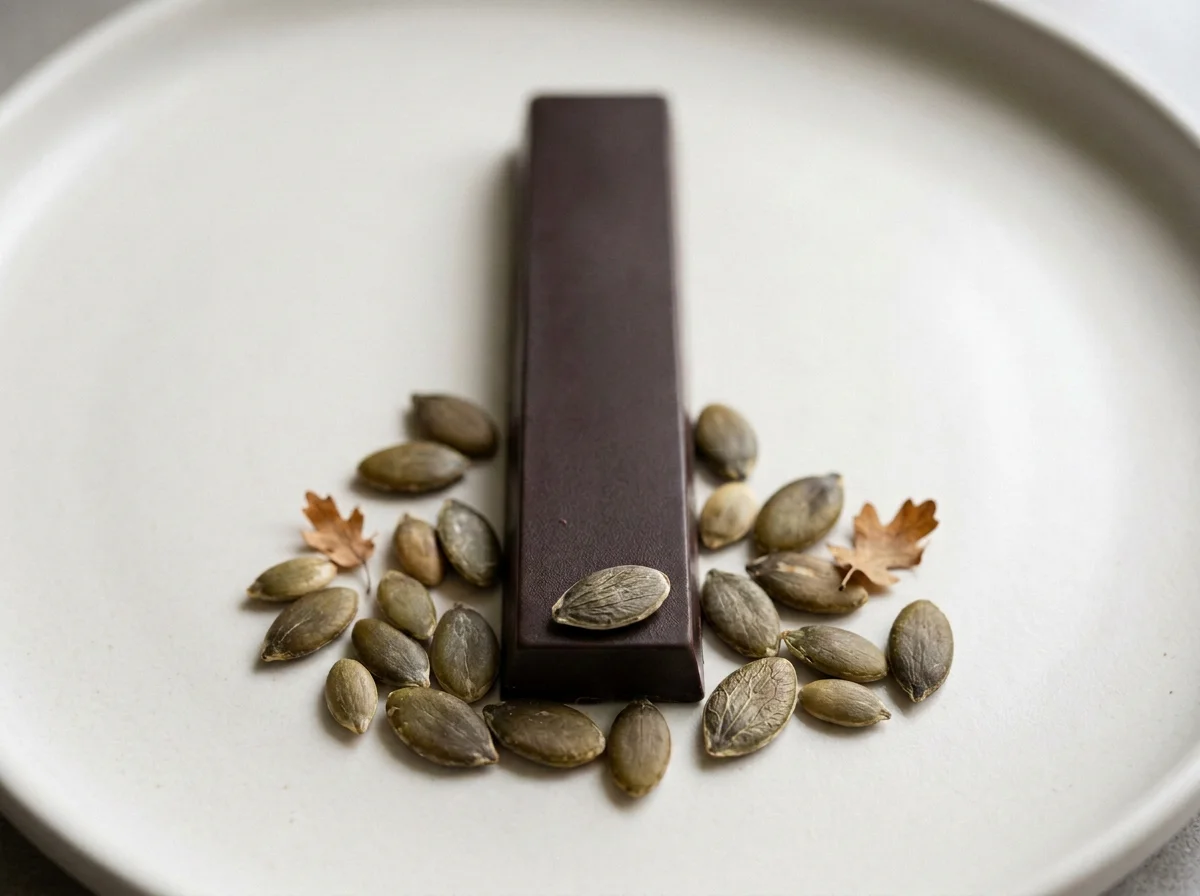 Automne : praliné noisette et graine de courge